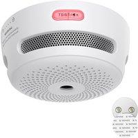 X-Sense Standalone Mini Smoke Alarm for Home, 10-Year Battery Fire Alarm with Magnetic Mount, LED Indicator & Silence Button, Conforms to EN 14604 Sta
