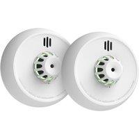 X-Sense Wireless Interlinked Heat Alarm with 7-Year Sealed Battery and Easy Setup, SBS50 Base Station Required, XH02-M, 2-Pack