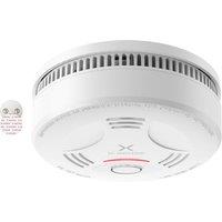 X-Sense Smoke Alarm for Home, 10-Year Battery Fire Alarm with Magnetic Mount, LED Indicator & Silence Button, Smoke Detector Battery Operated, Conform
