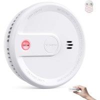 X-Sense Smoke Alarm for Home with Magnetic Mount, Standby Without Flashing Light, 10-Year Irreplaceable Battery Fire Alarm, Test/Silence Button, Ultra