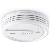 X-Sense Smoke Alarm, 10-Year Battery Smoke Detector with LED Indicator & Silence Button, Compact Fire Alarm, XS0E-SN, 1-Pack