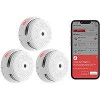 X-Sense Wi-Fi Smoke Alarm for Home with Replaceable Battery, Smart Smoke Alarm Compatible with X-Sense Home Security App, Compliant with EN 14604 Stan