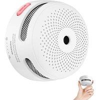 X-Sense Mini Smoke Alarm for Home, 10-Year Battery Fire Alarm, Smoke Detector with LED Indicator & Silence Button, Conforms to EN14604 Standard, XS01,