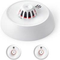 X-Sense Heat Alarm with 10-Year Sealed Battery, LED indicator & Silence Button, Fast and Accurate Heat Detection Protect Your Home, XH02, 2-Pack