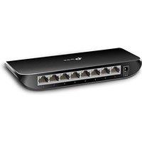 TP-Link TL-SG1008D, 8 Port Gigabit Ethernet Network Switch, Ethernet Splitter, Hub, Desktop and Wall-Mounting, Plastic Case, Plug and Play, Energy-Sav