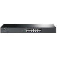 TP-Link TL-SF1016 16-Port 10/100Mbps Ethernet Switch, 19-inch Rack-Mount, Steel Case Rackmount