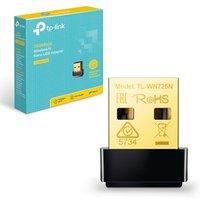 TP-Link TL-WN725N USB WiFi Adapter for PC/Laptop, 150Mbps Wireless Nano USB 2.0 Adapter, Wi-Fi Dongle for streaming/internet calls, Supports Windows 1