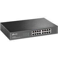 TP-Link 16-Port Desktop Gigabit Easy-Smart Ethernet Switch, Steel Case, 13-inch Rack-Mount(TL-SG1016DE) 16-port Gigabit|Desktop|Management Utility
