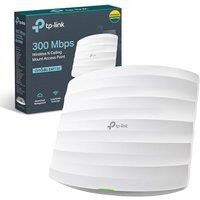 TP-Link EAP110 N300 Access Point, Wireless Access Points, Support Passive PoE,Vlan, Direct Current, Omada Mesh, Easily Mount to Wall or Ceiling, Cloud