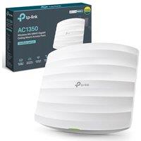 TP-Link EAP225 Access Point, AC1350 WiFi Dual Band Wireless Access Points, Gigabit Ethernet Port Support 802.3af/Passive PoE, Omada Mesh, Easily Mount