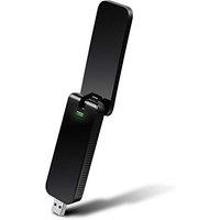TP-Link Archer T4U AC1300 Dual Band Wi-Fi Adaptor V2.0 (Up To 867 Mbps - 5GHz, USB 3.0, WPS) Black
