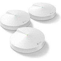 TP-Link Deco M5(3-pack) AC1300Mbps Whole Home Mesh WiFi System, 2x Gigabit Ports, Duan-Band WiFi Extender Booster, Up to 5500 sq ft Coverage, Compatib