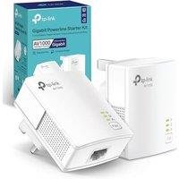 TP-Link TL-PA717KIT AV1000 Powerline Starter Kit, 1-Port Gigabit Powerline Network Adapters, HomePlug AV2, Speed up to 1000Mbps, Ideal for HD/3D/4K Vi