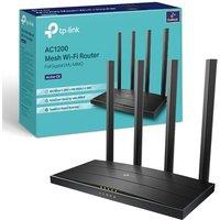 TP-Link Archer C6 Router WiFi AC1200Mbps, WiFi Router,Gigabit Ethernet Ports, VPN Router Server, Easy Setup, Internet Booster Routers, WiFi Booster, W