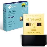 TP-Link Archer T2U Nano WiFi Dongle, AC600 Wireless USB wifi Adapter, Dual Band 5 GHz High Speed Wi-Fi dongle for PC, Desktop, Laptop, Supports Window