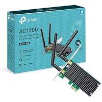 TP-Link Archer T4E AC1200Mbps Dual-Band Wireless WiFi Adapter for PC with Two Antennas, PCIe WiFi Card for Desktop, Low-Profile Bracket Included, Supp
