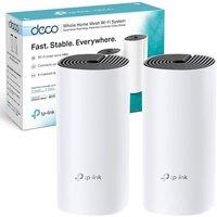 TP-Link Deco M4(2-pack) AC1200Mbps Whole Home Mesh WiFi System, Seamless & Speedy WiFi Extender Booster, Up to 2800 ft Coverage, Work with Amazon Al