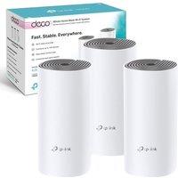 TP-Link Deco E4(3-pack) Whole Home Mesh WiFi System, Seamless Roaming Speed AC1200Mbps for Large Home, Up to 4,000 sq ft Coverage, Work with Amazon Ec