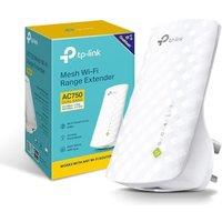 TP-Link RE220 WiFi Extender Booster, Dual-Band AC750 Mbps Range Extender Repeater with Ethernet Port, Connect Wired Devices, Works as a Wireless Adapt