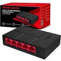 MERCUSYS MS105G 5-Port Desktop Ethernet Network Switch/Hub, 10/100/1000Mbps Ethernet Splitter, Energy Saving up to 82%, Plug & Play, TP-Link Switch, P