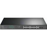 TP-Link TL-SG1218MP 18 Port Gigabit PoE Switch, 16 Gigabit PoE+ Ports, 802.3af/at 30W, 250W Total Budget, Network Switch, Metal Case, Ethernet Switc
