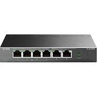 TP-Link TL-SF1006P 6 Port Fast Ethernet 10/100Mbps PoE Switch, 4 PoE+ Ports at 67W Plug & Play, Sturdy Metal w/Shielded Ports Network Switch, Extend M