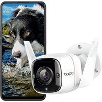 Tapo TP-Link C310 Indoor Outdoor WiFi Surveillance Camera, 3MP Resolution, IP66 with Night Vision, Motion Detection and Instant Alarm, Control wit