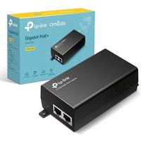 TP-Link POE160S PoE+ Injector, IEEE 802.3af/at, 2 Gigabit Ports, Non-PoE to PoE Adapter, Supplies Up to 30W, Distance Up to 100m, Plug & Play, Wall/