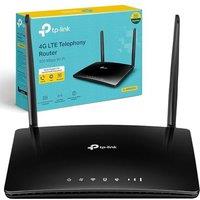 TP-Link TL-MR6500v N300 4G LTE Telephony WiFi Router, 4G Router with SIM Slot Unlocked, Speeds up to 300 Mbps, VoLTE/CSFB/VoIP Voice Functions for Pho