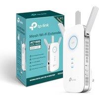 TP-Link RE550 AC1900 WiFi Extender Booster, Dual Band WiFi Booster, 3 Antennas, Gigabit Ethernet Port, Intelligent Monitor, AP Mode, APP Control, Ulti