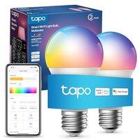 Tapo L530E (2-Pack) E27 Smart Bulb, Alexa Light Bulbs, LED Light Bulb, Extra Bright WiFi Smart Bulb, Colour Changing Light Bulb, Dimmable, 8.3W, Sched