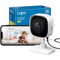 Tapo C110 2K 3MP Indoor Camera House Security, WiFi, No Monthly Fee, AI Detection, Dog Puppy, Baby Monitor, 2-way Talk, Advanced Night Vision, Works w