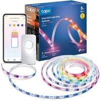 Tapo L920-5 Smart LED Strip Light 5m, WiFi led Light for Bedroom & TV, Multicolour PU Coating, Voice Control with Alexa & Google, Flexible Installatio