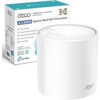 TP-Link Deco Dual Band Mesh WiFi Router, 2402 Mbps WiFi 6 Router, 230m2 Coverage, Connect Over 150 Devices,Use as a Mesh Wifi Extender Booster,Parenta