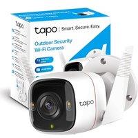 Tapo TP-Link 2K 4MP QHD Security Camera Outdoor Wired, IP66 Weatherproof, Motion/Person Detection, Works with Alexa & Google Home, Built-in Siren, Nig