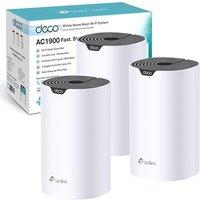 TP-Link Deco S7(3-pack) AC1900Mbps Whole Mesh WiFi System, Dual-Band WiFi Booster with Gigabit Ports, Coverage up to 5,600 ft2, Connect 150 devices, 1
