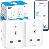 Tapo P110 (2-Pack) Smart Plug, WiFi Plug, Energy Monitoring, Electricity Usage Monitor, App Remote Control, Smart Home, Voice Control with Google, Awa