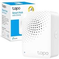 Tapo H100 Smart Hub with Chime, Works with Tapo Doorbell Camera, Smart Switch, Button and Sensor,Whole-Home Coverage,Connect Up to 64 Devices,19 Ringt