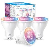Tapo L630 (4-Pack) Smart Bulb, Alexa Light Bulb, Smart Light Bulb Spotlight, GU10 Lamp Base, 16 Million Colours, White Tunable, High Lumen & Dimmable,