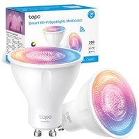 Tapo L630 (2-Pack) Smart Bulb, Alexa Light Bulb, Smart Light Bulb Spotlight, GU10 Lamp Base, 16 Million Colours, White Tunable, High Lumen & Dimmable,