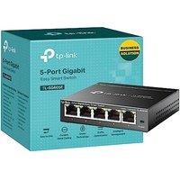 TP-Link TL-SG605E Managed Network Switch, 5-port Ethernet Splitter, Gigabit High-speed Ethernet Switch, Plug & Play, Metal Case, Easy Smart Management