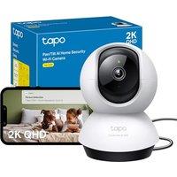 Tapo C220 2K Pan/Tilt Indoor Camera, WiFi Security Camera, AI Detections, Customizable Privacy Mode, 2-Way Audio, Night Vision, Cloud and Local Storag