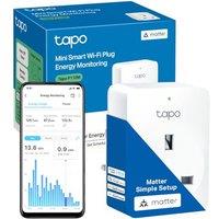 Tapo P110M Smart Plug, WiFi Plug, Energy Monitoring, Electricity Usage Monitor, MATTER Certified, App Remote Control, Voice Control, Alexa Plug, Works
