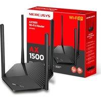 TP-Link Mercusys MR1500X AX1500Mbps Dual-Band WiFi Router, Gigabit Port, 1201Mbps on 5GHz and 300Mbps on 2.4GHz, 4 High Gain Antennas, Parental Contro