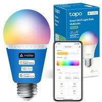 Tapo L535E E27 Smart Bulb, Alexa Light Bulb, Matter-Certified, Multicolour, 8.6W (75W), Auto Schedule and Timer, Away Mode, Dimmable, Energy Monitorin