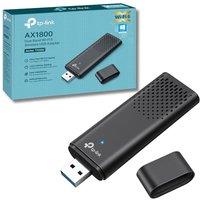 TP-Link Archer TX20U WiFi Dongle, AX1800 Wireless Wi-Fi 6 USB wifi Adapter for PC/Laptop, Dual Band USB 3.0 SuperSpeed Wi-Fi dongle, MU-MIMO, Lower La