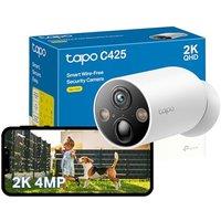 Tapo C425 2K 4MP QHD Battery Security Camera Outdoor Wireless, 300-day Battery Life, 150 Super-wide FOV, Colour Night Vision, Outdoor Camera No Mont