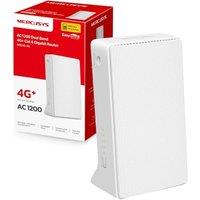MERCUSYS MB230-4G AC1200 WiFi 4G+ CAT6 WiFi Router, Sim Slot Unlocked, Dual Band 1200 Mbps Fast Speed, Gigabit Ethernet Port, Sim Card Router, Plug &