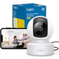 Tapo C212 Pan/Tilt Indoor Camera, 2K 3MP Security Camera, No Monthly Fee, Smart Motion Person Detection, Ethernet or Wi-Fi Connection, Advanced Night