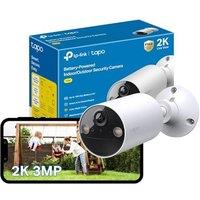 Tapo TC82 2K Battery Security Camera Outdoor Wireless, Indoor & Outdoor CCTV Camera, Colour Night Vision, No Monthly Fee, AI Detection, IP65, 180-Day
